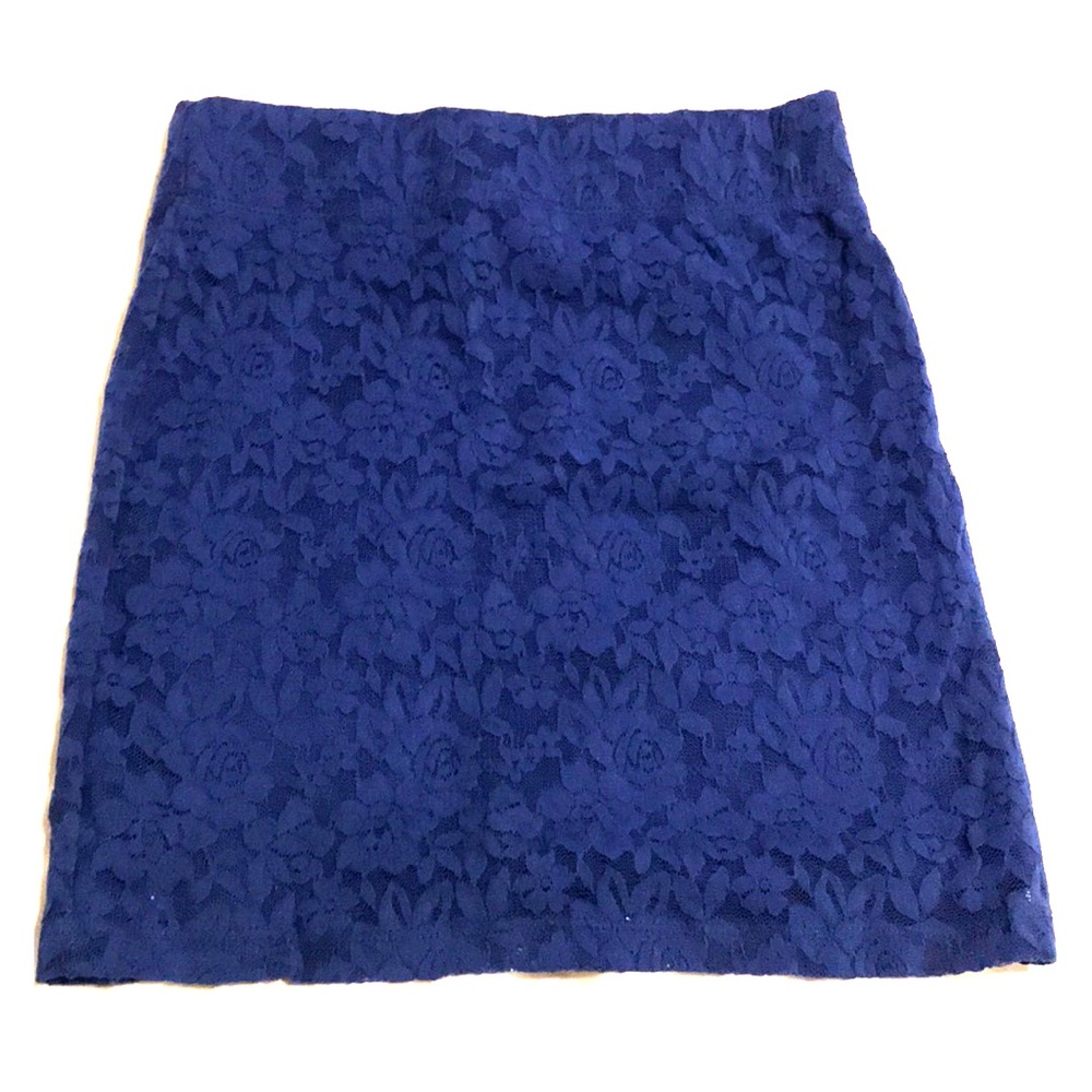 Cobalt blue skirt